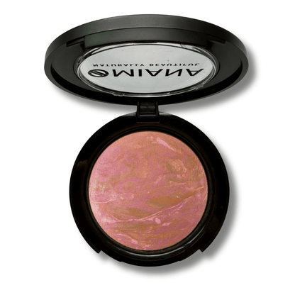 Omiana Natural Cosmetics Blush Punch Healthy Glow Pressed Mineral Blush - Titanium Dioxide-Free, & More!
